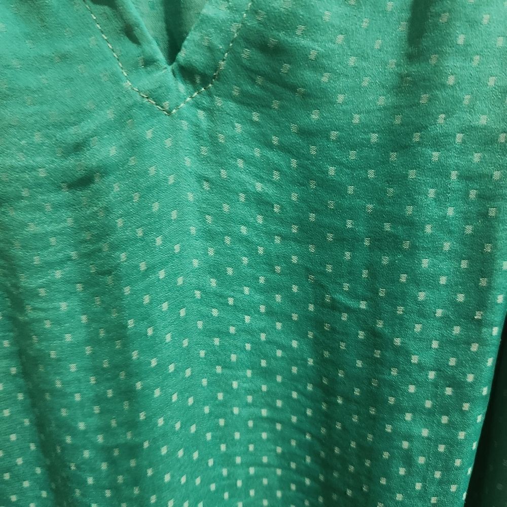  Cabi 5549 Green Sleveless Lush Blouse Top Small - Picture 6 of 7